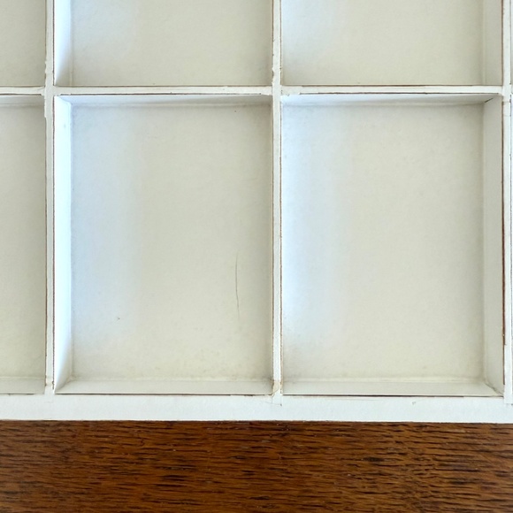 7Gypsies Antique Artist Printer's Tray, White - Picture 15 of 16